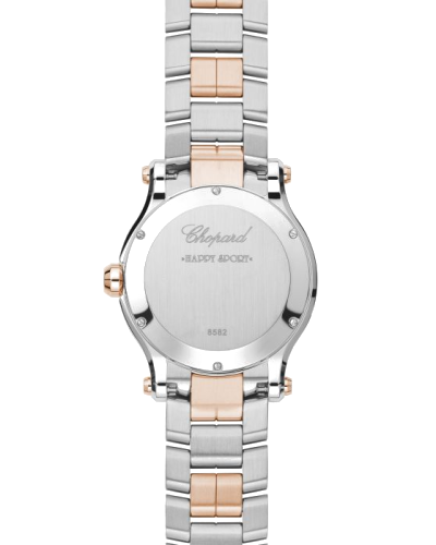 Chopard Watches Medium Quartz Rose Gold Stainless Steel Diamonds (horloges)